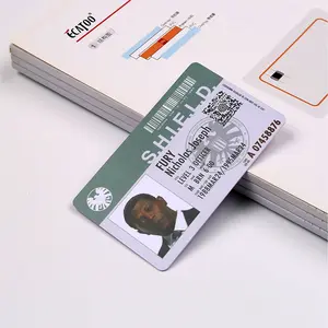 Yüksek kalite özelleştirilmiş kimlik kartı personel çalışan kartı adı kartvizit