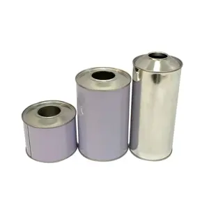 Latas de metal para pintura automotiva, bico de porco multiestilo 500ml 1L, recipientes para armazenamento de amostras