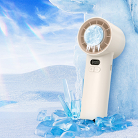 Ventilateur portatif de refroidissement PSE 4000mAh semi-conducteur réfrigération Portable Rechargeable pratique petit ventilateur compresse froide ventilateur à main