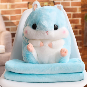 Nuevo Diseño 3 en 1, Almohada de Peluche de Animales, Manta de Peluche Personalizada, Muñecos de Peluche, Almohada de Peluche Personalizada, Almohada de Hámster de Peluche - Product Image 6