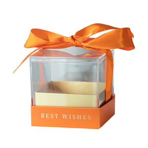 Chất lượng cao Acrylic Kẹo sô cô la Hộp Quà tặng đám cưới đính hôn món quà sinh nhật rõ ràng Acrylic Hộp rỗng với Ribbon - Product Image 5