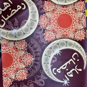 Ecopelle in PVC con stampa floreale a buon mercato per tappetino da tavolo Ramadam decorazione materiale per carta da parati in pelle