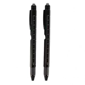 6 in 1 <b>Multi</b> Functional Heavy Metal Ballpoint <b>Pen</b> with logo Universal Stylus <b>Pen</b> with LED Customizable Suitable As Gifts for Men - Product Image 5