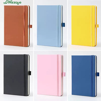 Cuaderno de notas impreso personalizado con forro de oficina de negocios de alta calidad, cuaderno de diario de tapa dura A5 personalizado de cuero PU con logotipo