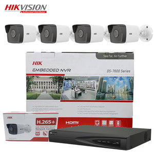 Hikvision Ban Đầu 4MP Được Xây Dựng-Trong Microphone Bullet Mạng Máy Ảnh 4-CH 1U 4 POE 4K NVR Mà Không HHD Giám Sát An Ninh Hệ Thống Kit - Product Image 1