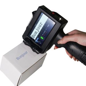 طابعة نافثة للحبر محمولة باليد مقاس 12.7 مم لطباعة تاريخ انتهاء الصلاحية على عبوات الطعام - Product Image 1