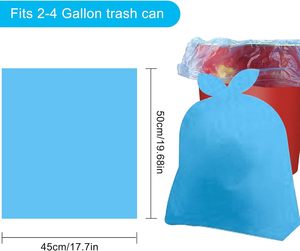 ถุงขยะ HDPE ก้นสี่เหลี่ยมแบบใช้แล้วทิ้ง สีสันสดใส แบบม้วน ปิดผนึกด้วยความร้อน - Product Image 4