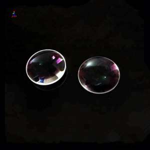 Lentille grossissante sphérique Plano convexe ronde en verre clair personnalisé conique - Product Image 1