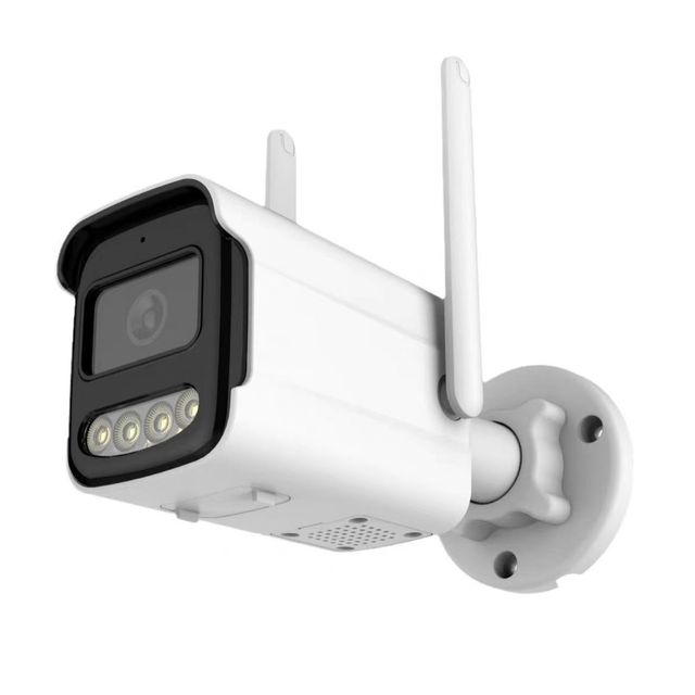 4MP Long Range Smart Outdoor Security IP Camera ColorVu H.265 HD Wireless CCTV System CamHi 4G Camera for Indoor Outdoor Use NVR