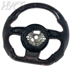 Volante de Fibra de Carbono Forjado para <span class=keywords><strong>Audi</strong></span> <span class=keywords><strong>A1</strong></span> A5 B8.5 <span class=keywords><strong>S3</strong></span> S4 S5 S6 S7 RS RS3 RS4 RS5 RS6 RS7 S8 Q3, Estilo Racing - Product Image 4
