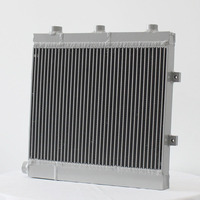 Nouveau refroidisseur de compresseur d'air en aluminium HM, échangeur de chaleur à plaques ailettes, refroidisseur combiné air/huile pour compresseur à vis