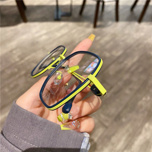 2023 Fashion Sports Myopia Glasses <strong>Frame</strong> Men Women Can Be Equipped With Lens Degrees Golden Glue Reading Glasses Optical <strong>Frames</strong> - Product Image 2