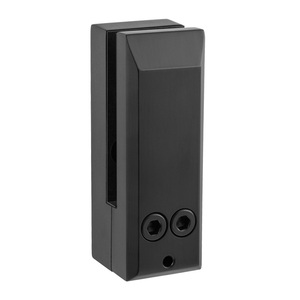 <span class=keywords><strong>Autran</strong></span> Moderno Negro Mate Ajustable de Montaje Lateral Acero Inoxidable 2205 Mini Poste Inteligente para Barandales de Vidrio de Patio - Product Image 1