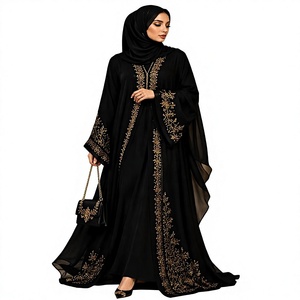 Elegant Silk <b>Abayas</b> 2-in-1 Kaftans for Women Eid & Prayer Wear Online in Pakistan - Product Image 1