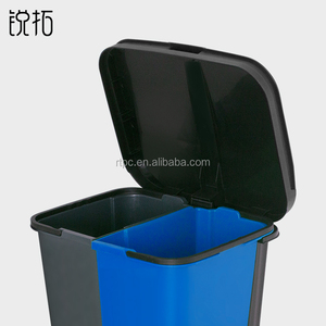 Di động ngoài trời đôi nhựa tái chế nhà bếp chất thải bin 16L 20L 40L 60L Thùng rác Thùng làm bằng bền <span class=keywords><strong>PP</strong></span> chất liệu - Product Image 5