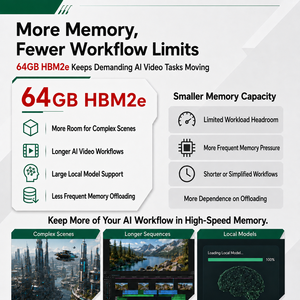 CMP 170HX 8GB GPU พร้อม VRAM 64GB แบบปลดล็อค และการปรับแต่งคาปาซิเตอร์ เหมาะสำหรับอุปกรณ์เร่งความเร็วเซิร์ฟเวอร์ AI แบบ PCIe X16 เต็มรูปแบบ - Product Image 6