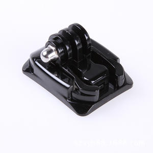 Support de casque incurvé de haute qualité pour GoPro 9 avec adhésif double face 3M et base mobile incluant un support de casque à base incurvée - Product Image 5