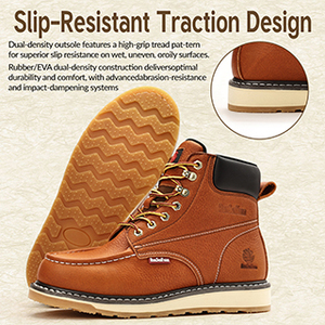 कारखाने कस्टम सुरक्षा जूते अच्छी तरह से वेल्टेड, एवा + रबर कम्पोजिट आउटसोल, वाटरप्रूफ एंटी-स्लिप पहनने विरोधी सुरक्षा जूते - Product Image 4
