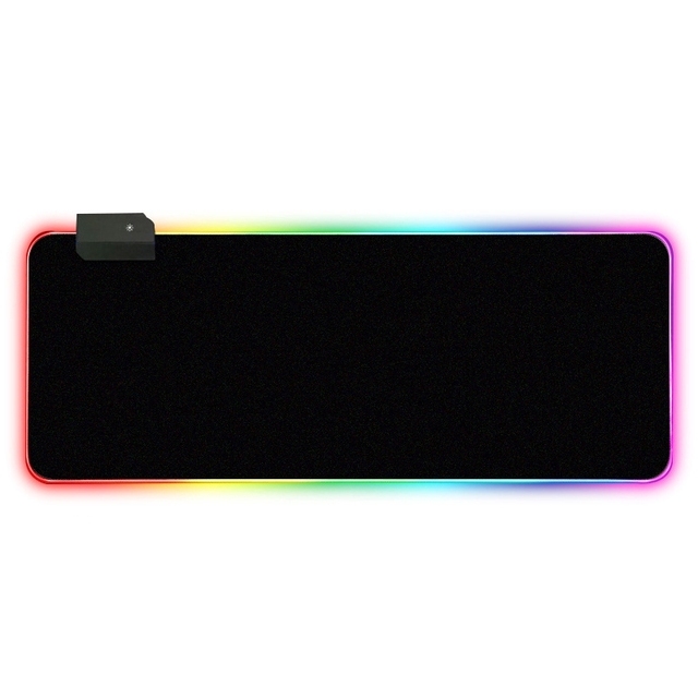 Hot Selling Mouse Mat Custom Mouse Pad Colorful LED Light Keyboard Pad RGB Gaming Mouse Pads