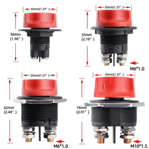 12V-32V disconnecter Power isolator 50A 100A 200A 300A cắt Off Rally chuyển Kit cho xe hơi xe máy xe tải thuyền Xe pin chuyển đổi - Product Image 6