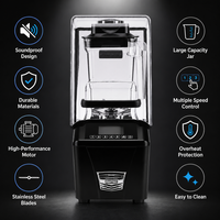 Mixeur Professionnel en Gros pour Distributeurs - Moteur Robuste 1600W 32000 tr/min pour Smoothies et Jus - Tarifs Progressifs