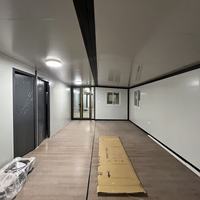 Maison conteneur extensible de 40 pieds avec terrasse extérieure, résistante aux intempéries, pour usage résidentiel moderne, bureaux et villas