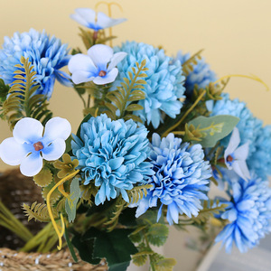 Ramo de Flores Artificiales de Crisantemo, Centro de Mesa para Decoración del Hogar, Bodas, Graduaciones, Halloween, Fotografía - Product Image 2