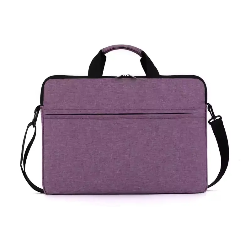 Custom OEM13 14 15.6 17 Inch Durable Polyester Laptop Sleeve Bag Computer Shoulder Covers Laptop Messenger Bag