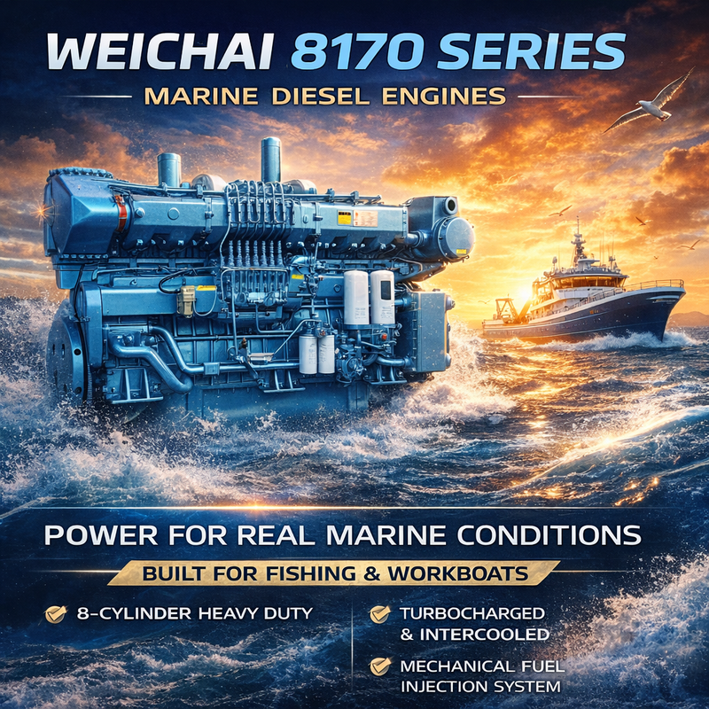 8170ZC1000 5 Marine Diesel Engine 8