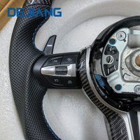 Volant en fibre de carbone véritable de haute qualité pour BMW Série 3 5 F30 F32 F10 F20 F07 F01 F11 F06 F13 F01 E90 E70 M3 M4 M5 M6