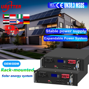 แผงโซล่าเซลล์ LiFePO4วางซ้อนได้แบบ all-in-one <span class=keywords><strong>ESS</strong></span> 51.2V 100AH แบตเตอรี่เก็บพลังงานในบ้าน150AH 300AH 200AH - Product Image 1