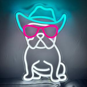 Skateboard Dog Deskorolka LED Neon Light Sign ABS Decoración de pared para Mall Companies Wedding Game Room Dormitorio Home Bar Sala de estar - Product Image 6