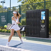 Bornes de location intelligentes sans numéraire pour raquettes de paddle-tennis et planches de SUP, distributeurs automatiques en libre-service