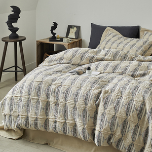 Luxuriously Fashion Custom <strong>Printed</strong> Soft <strong>Bedsheet</strong> <strong>Set</strong> 100% Cotton Bedding <strong>Set</strong> 4 Pcs for Hotel Home - Product Image 4