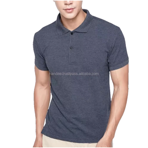 Men's High 4 Way Stretch Golf Polo Shirts Short Sleeve Quick Dry Competitive Price Large Quantity Vietnam Made Golf Apparel - Product Image 1