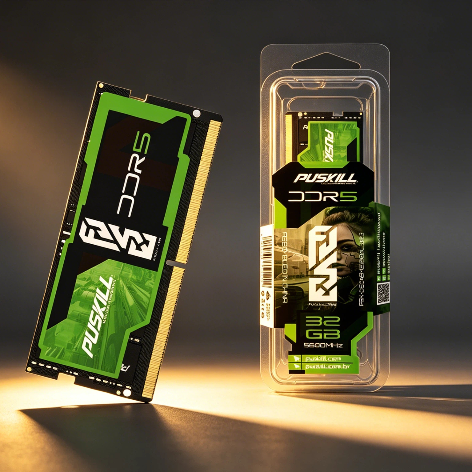 PUSKILL 64GB Kit <strong>DDR5</strong> 5600MHz <strong>SODIMM</strong> High Capacity Laptop RAM <strong>DDR5</strong> Notebook Memory for Workstation Content Creator Video Editing