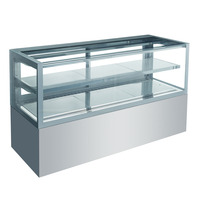 Vitrine réfrigérée à 3 niveaux pour gâteaux, présentoir commercial pour boulangerie et pâtisserie avec éclairage LED