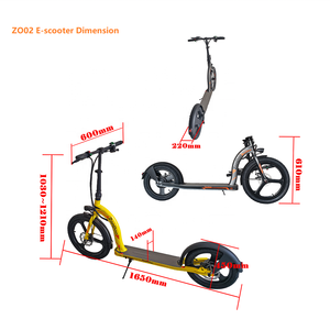 ZonDoo Trottinettes électriques à succès, grande roue de 20 pouces avec moteur de 350 W, trottinette électrique pliable, moto électrique pour adultes, fabrication chinoise - Product Image 5