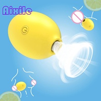 Vibrateur clitoridien Lemon, jouet sexuel pour adultes, stimulateur de succion des mamelons et anaux, 10 modes de vibration et de succion pour femmes et couples