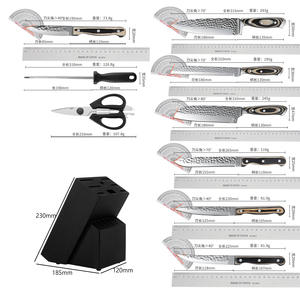 ชุดมีดทำครัวมืออาชีพ 15 ชิ้น พร้อมที่ลับมีด อุปกรณ์ครัว JYTD37 (ตัวอย่างสินค้าฟรี) - Product Image 5