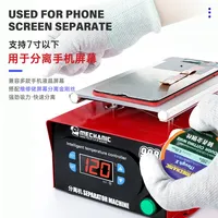 Machine de séparation Mechanic 998 958 8/10,5 pouces pour téléphone portable, démontage, pompe intégrée, vide, réparation d'écran tactile LCD