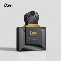 Devi Wholesalers OEM/ODM Flacons de parfum métalliques de luxe en verre avec bouchons, 10ml, 30ml, 100ml, en carton