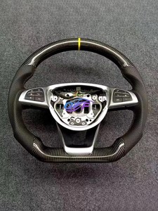 Volant en cuir pour <span class=keywords><strong>Mercedes</strong></span>-Benz W205, compatible avec les modèles W212, W463, W222, C180, C200, C250, C300, C43/C63 <span class=keywords><strong>AMG</strong></span> - Product Image 4