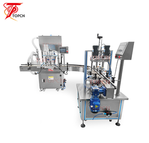 Pequeña <span class=keywords><strong>escala</strong></span> <span class=keywords><strong>L</strong></span> transportador automático pistón cuatro cabezas licor champú aceite jabón agua embotellado llenado tapado máquina - Product Image 4