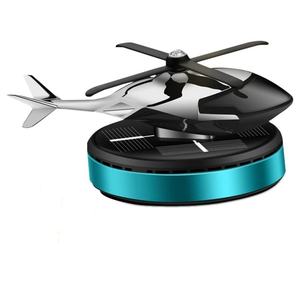 Diffuseur d'air pour voiture en forme d'hélicoptère, modèle d'avion à énergie solaire, décoration de la console centrale, parfum automobile - Product Image 2