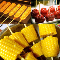 Brochettes en bambou jetables de haute qualité, différentes tailles, brochettes en bambou pour barbecue, outil à viande en bambou, fête de barbecue, bâtonnets longs