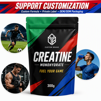 Poudre de créatine monohydrate personnalisée pour la pré-entraînement, compléments post-entraînement, boissons pour la musculation, HACCP, Halal, OEM