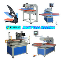 TIFFAN-Presse à chaud pneumatique à huile hydraulique multifonctionnelle entièrement automatique, ouverture automatique pour impression numérique t-shirt