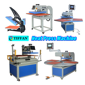 Máquinas de prensa de calor multifuncionales hidráulicas de aceite neumáticas totalmente automáticas TIFFAN, apertura automática deslizante para impresión digital de camisetas - Product Image 4