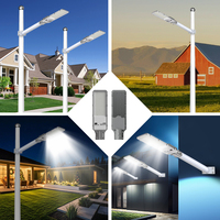 Lampu Jalan LED Hemat Biaya dari Produsen, Lensa Satu Bagian PC, Lampu Jalan LED Luar Ruangan IP66, Lampu DOB LED
